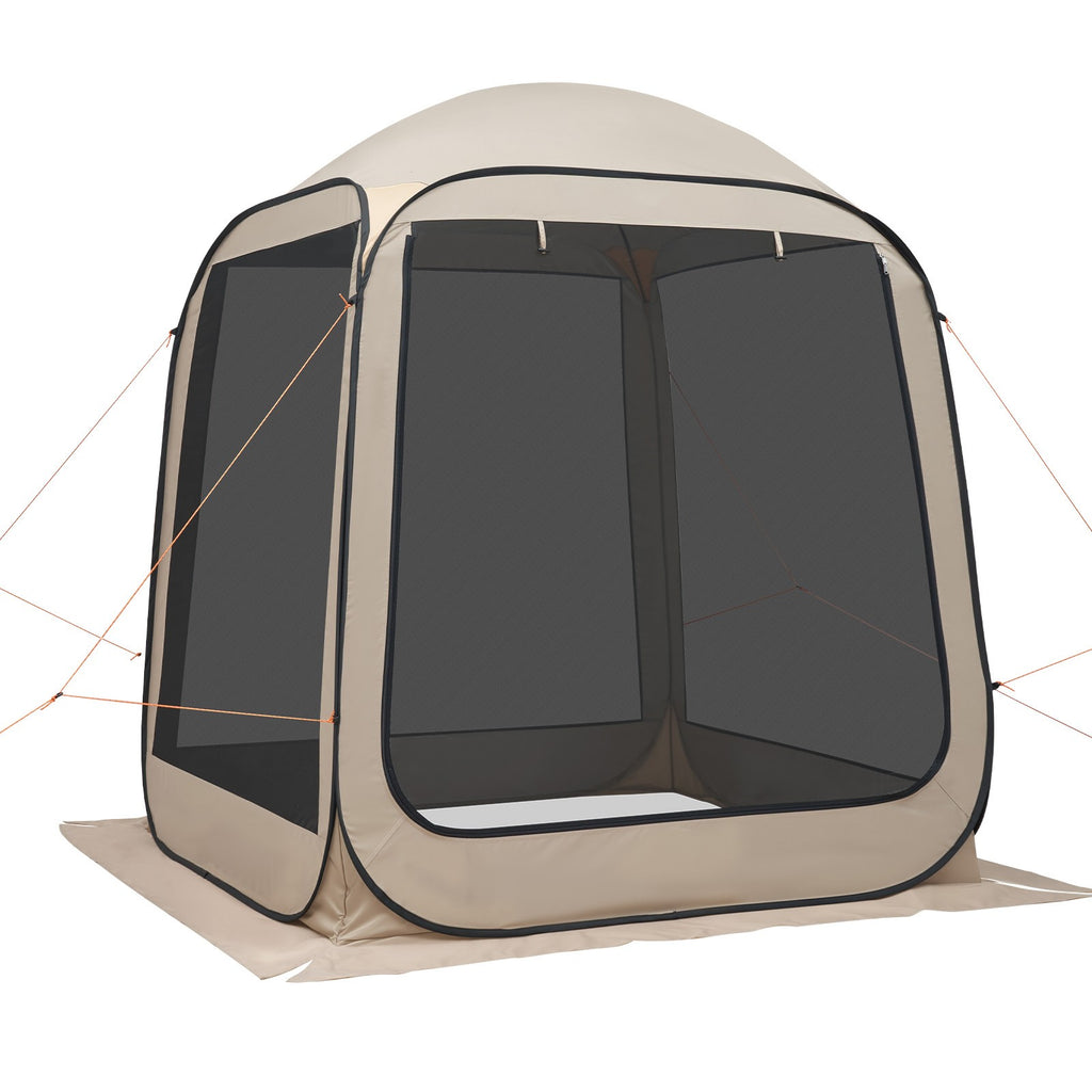 Pop-Up Screen Tent for 4-6 People, Dimensions 1825 x 1825 x 2200mm