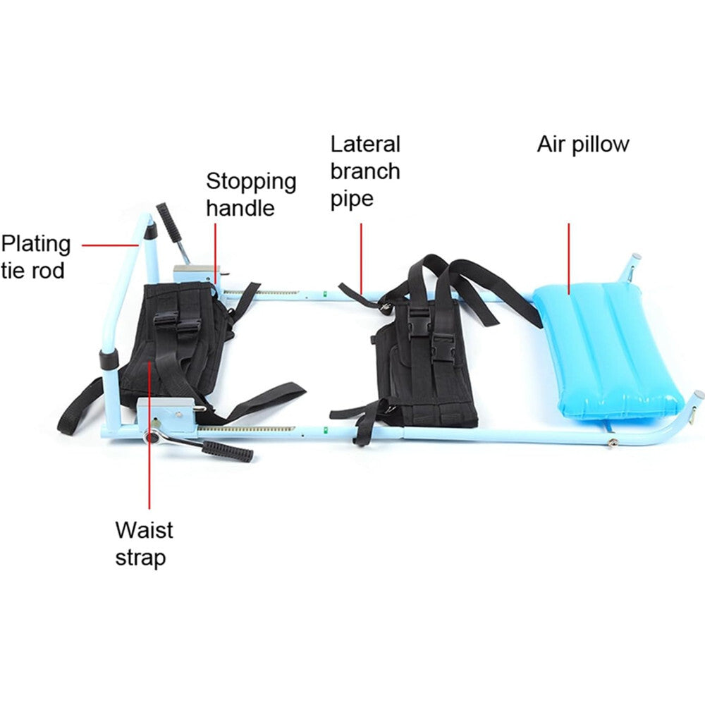Lumbar Stretching Device Bed Therapy Massage Tool Back Lumbar Traction Device