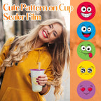 2Rolls 6400 Cups 90/95mm Cup Sealing Film Bubble Boba Milk Tea Cup Sealer Film