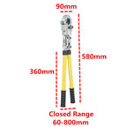 Plumbing Pipe Crimping Pliers Mechanical Crimper Tools with Carry Box & 9 Dies