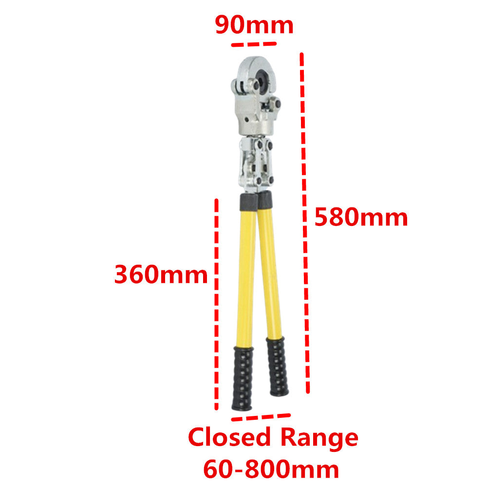 Plumbing Pipe Crimping Pliers Mechanical Crimper Tools with Carry Box & 9 Dies