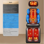 3D Massager Cushion Full Body Massage Mat Heating Vibration Kneading Shiatsu