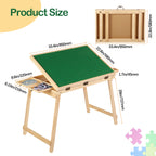 1500pcs Jigsaw Puzzle Table Adjustable Height&Up Puzzle Board w 4 Draws & Cover