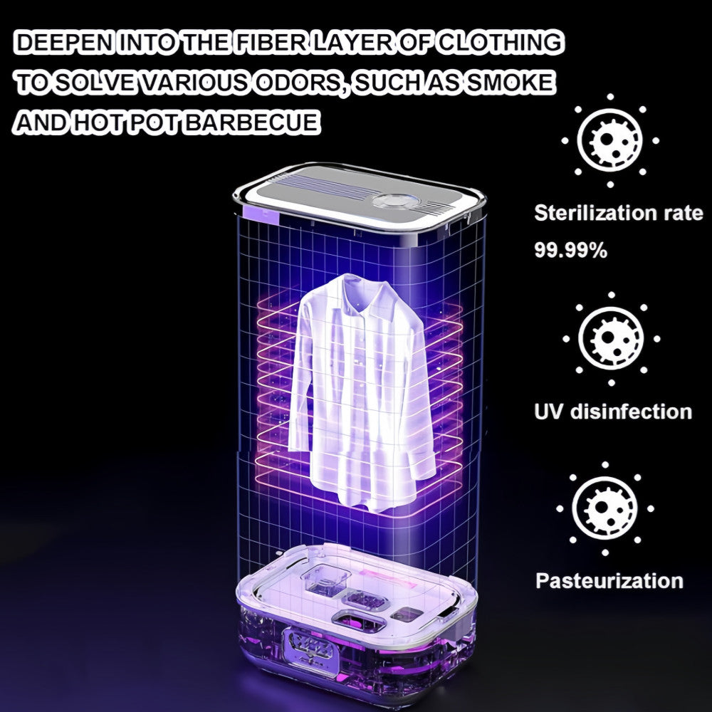 Portable Clothes Dryer Full Automatic Steam Clothing Care UV Remote Control