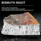 1000g Bismuth Metal Ingot Chunk 99.99% Pure Crystals Geodes For Bismuth Crystals