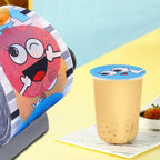 2Rolls 6400 Cups 90/95mm Cup Sealing Film Bubble Boba Milk Tea Cup Sealer Film