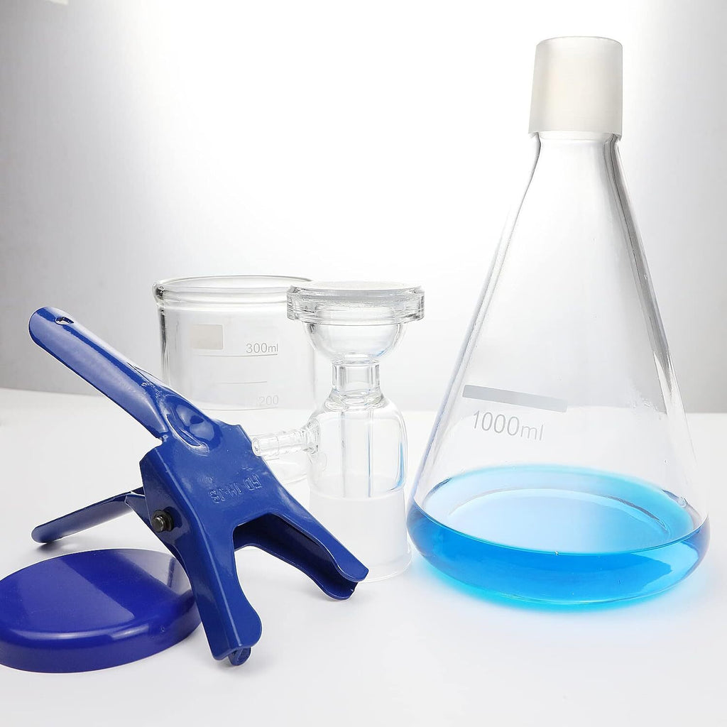 Glass Vacuum Suction Filter 1000mL Lab Vacuum Filtration Distillation Apparatus