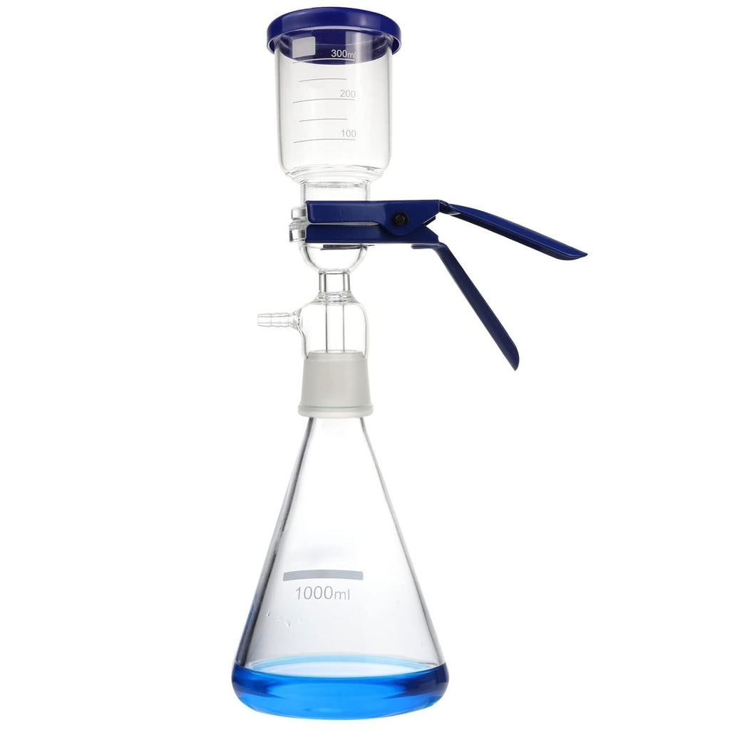Glass Vacuum Suction Filter 1000mL Lab Vacuum Filtration Distillation Apparatus