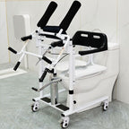 Lift Transfer Chair Patient Wheelchair+Assist Rise Lifter Hydraulic Lift Chair