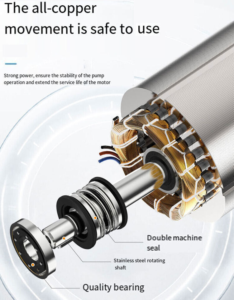 New 150W Stainless Steel Automatic Boost Pump Tap Shower Pressure Water Booster