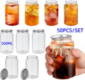 Milk Tea Cup Pet Bottle Clear Plastic Drink Container with Lid Reusable Beverage