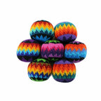 3PCS Juggling Balls Hacky Sacks Footbag Stress Balls Magic Wool Gifts Fun Balls