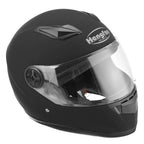 Adjustable Motorcycle Street Bike Helmet Black Full Face Motorbike Helmets Visor