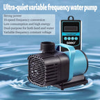 Adjustable Flow Rate 10 Grade-Speed Submersible Water Sump Pump Pond Fountain