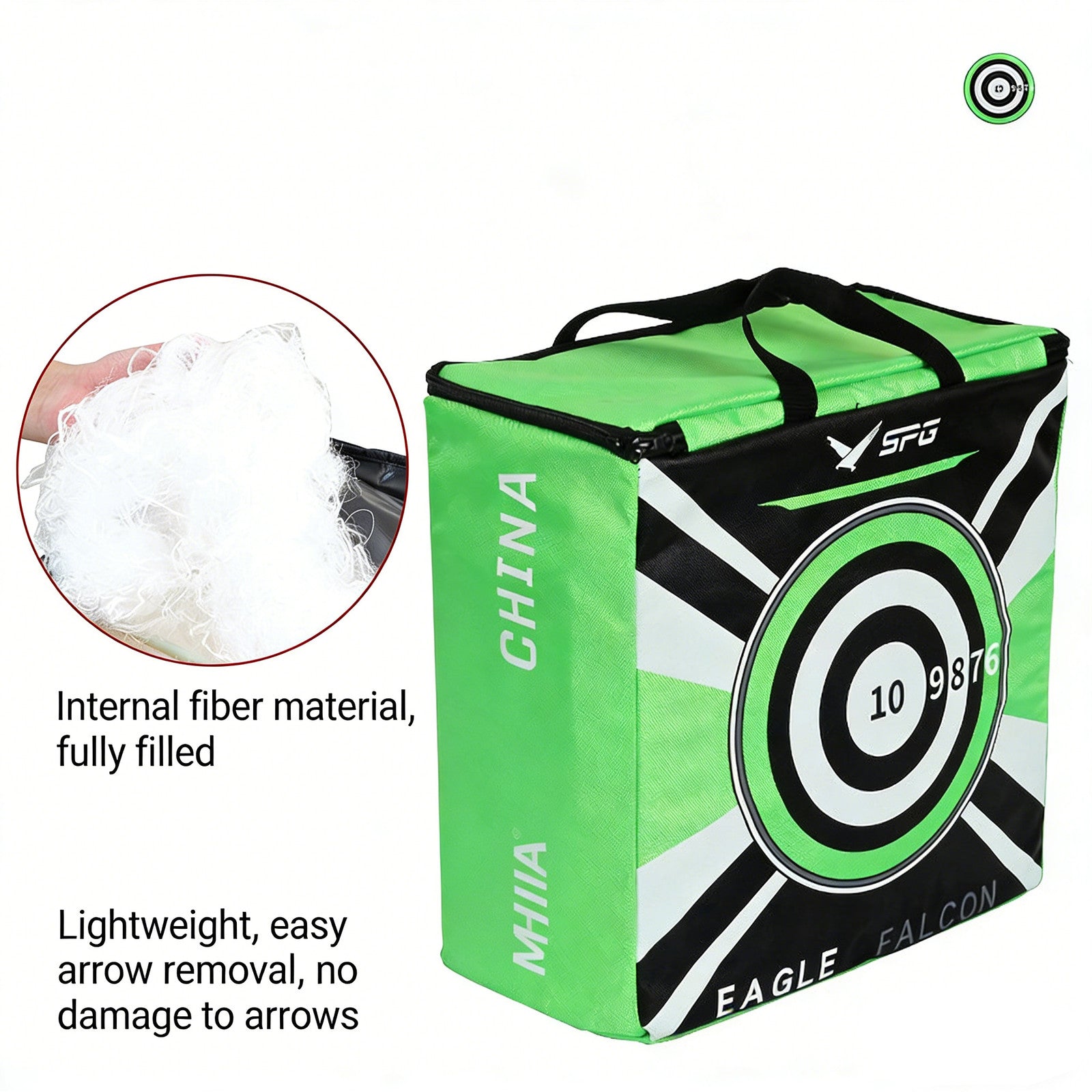 Double-Side Shotting Archery Arrow Target Portable Archery Bag with Carry Handle