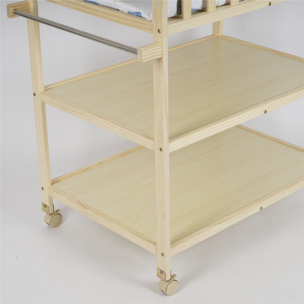 Baby Changing Table Portable Infant Diaper Changing Table with Storage Shelf