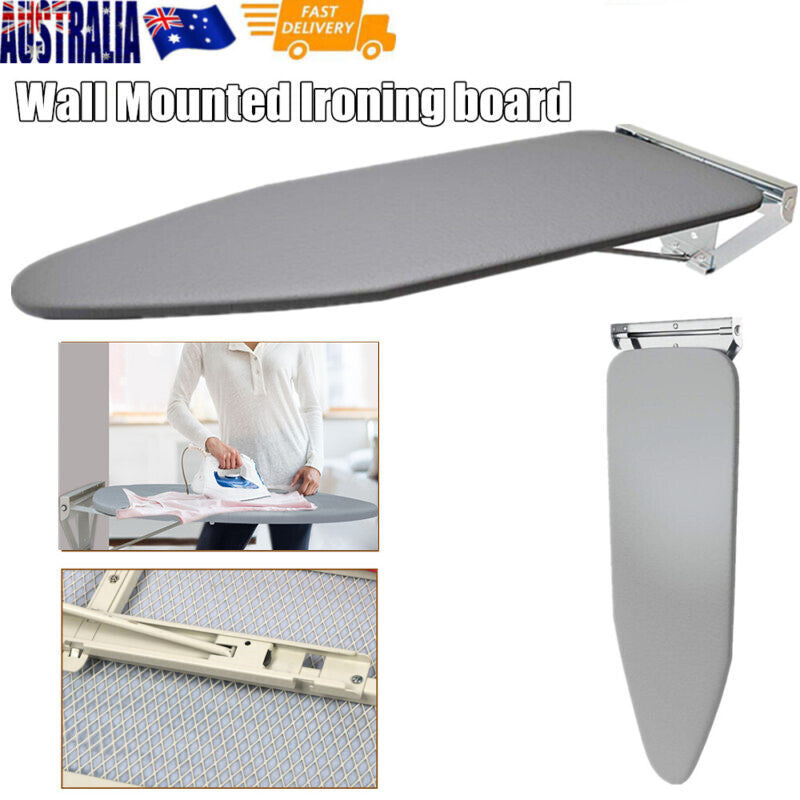 Wall-Mounted Ironing Board Foldable Fold Down Ironing Station for Home Apartment