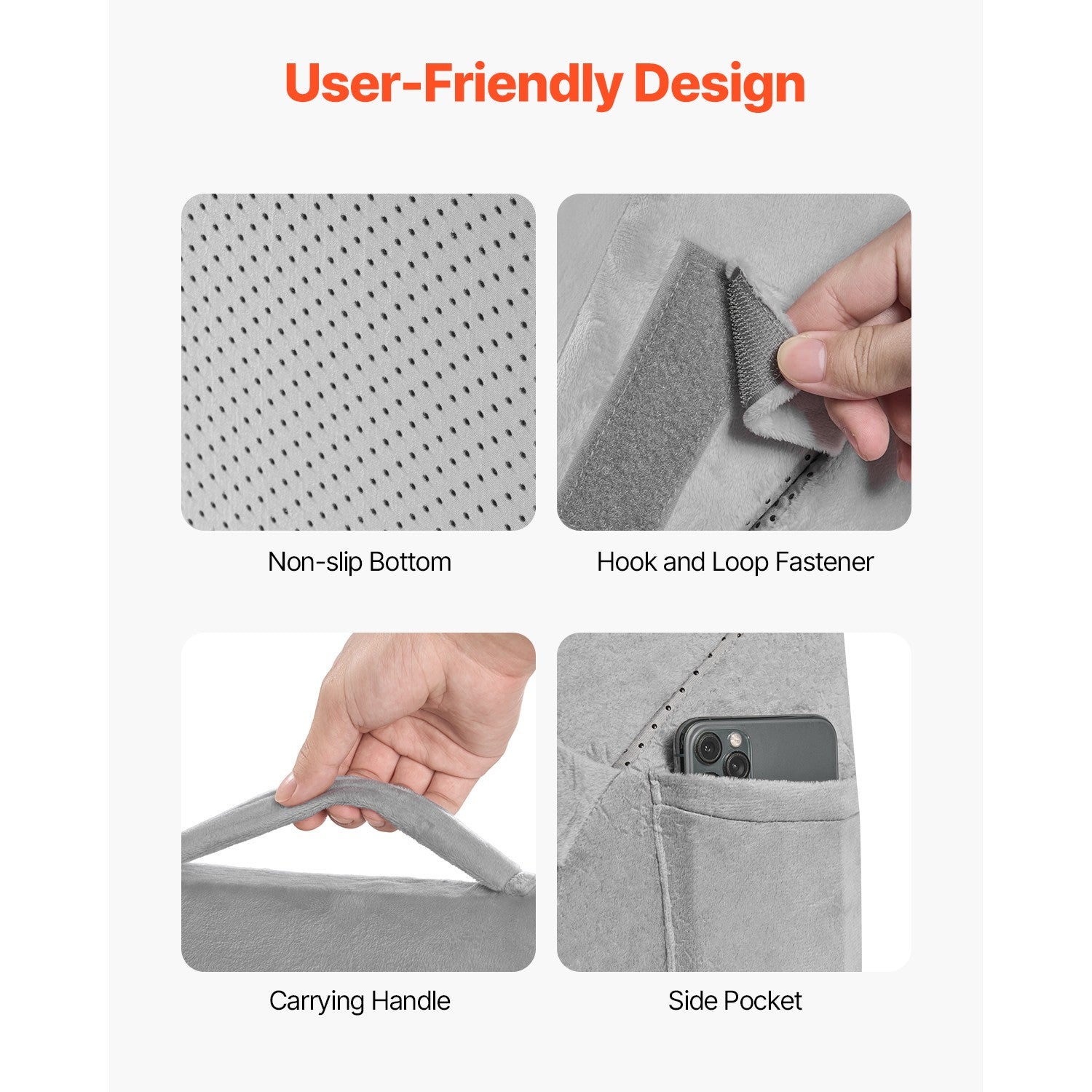 Adjustable Orthopedic Wedge Pillow for Sleep, Back, Leg, and Neck Support