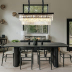 Luxury American Retro Crystal Pendant Lights Ceiling Light Deco Fixture 3 Colors