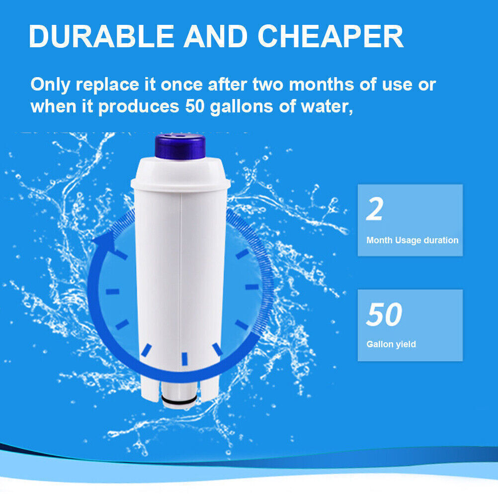 12Pcs DLS C002 Water Filter For Delonghi DLSC002 ECAM 22.110.SB Coffee Machine