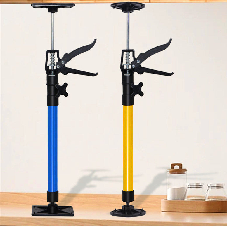 2pcsTelescopic Support Pole Jacks Labor-Saving 3rd Hand Telescopic Rod Hand Jack