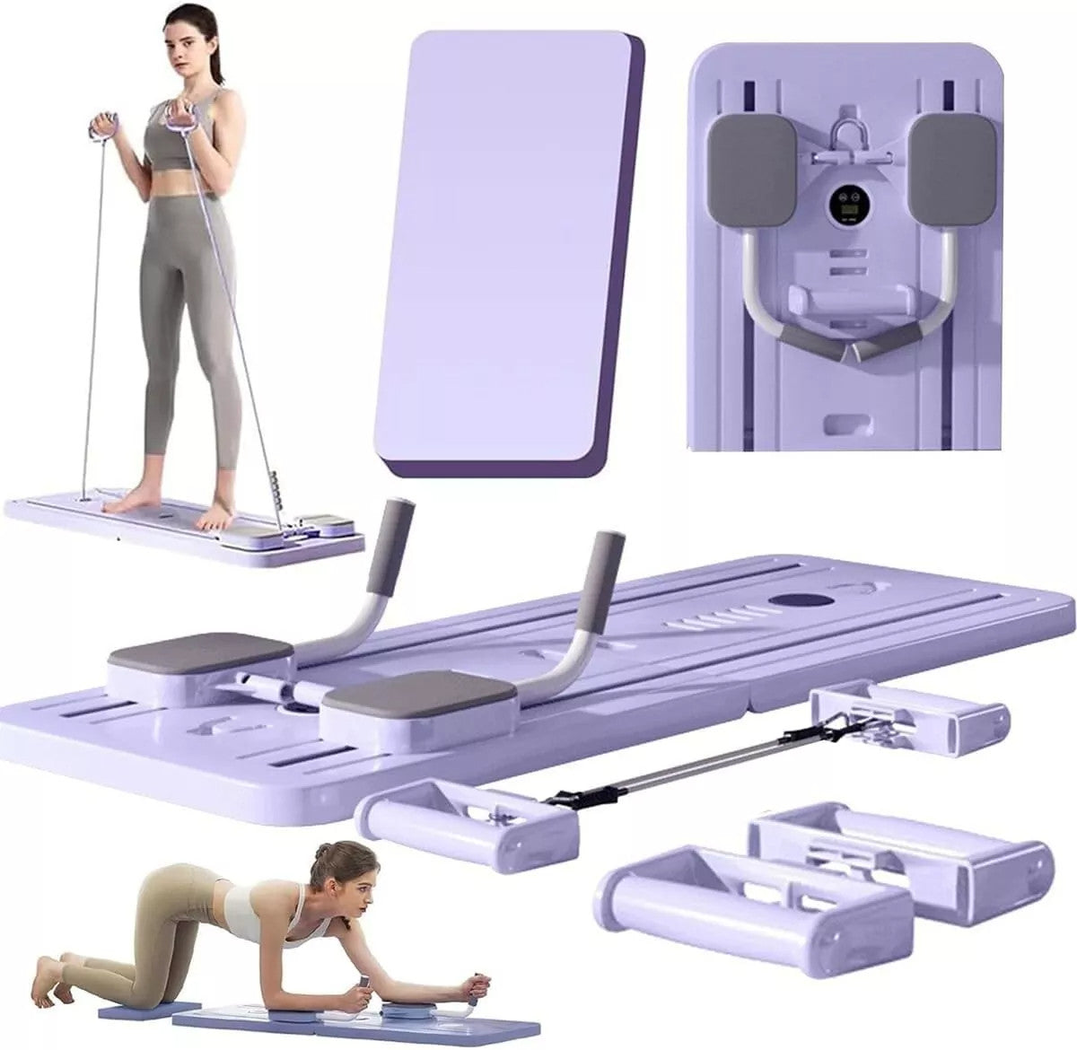 5-in-1 Abdominal Exercise Board Pilates Reformer Board Set Fitness Equipment AU