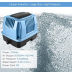 Aquarium Air Pump 40L/M Oxygen Pump for Pond Aeration 25W Septic Air Pump