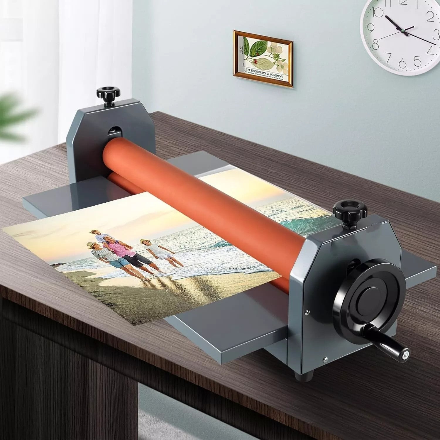 Manual Cold Laminator Machine Max Scope of Work 700mm W/ 120mm Thickness for Ads