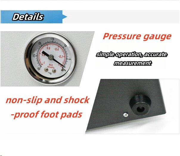 10-60L/min Oil-free Lab Filter Pump Diaphragm Vacuum Pump Explosion-proof Pump