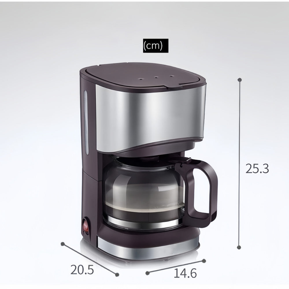 5-Cup Drip Coffee Maker Automatic  Americano Coffee Machine Stainless Filter