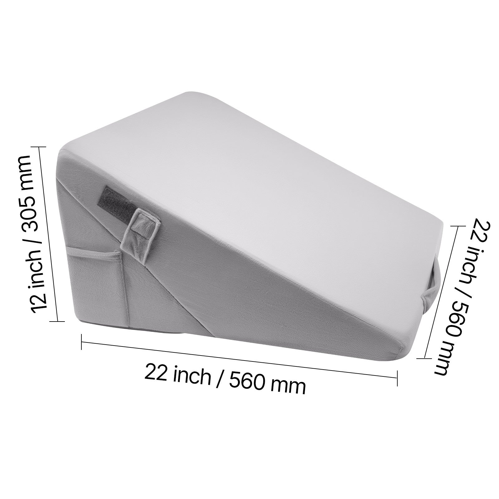 Adjustable Orthopedic Wedge Pillow for Sleep, Back, Leg, and Neck Support