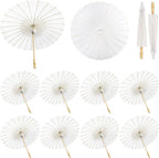 33 Inches Paper Umbrellas for Weddings DIY Painting Craft Decorative Umbrellas