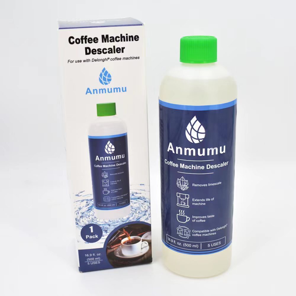 3PCS For DELONGHI •DESCALER LIQUID ORGANIC Espresso Coffee Machine Cleaner 500ml