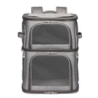 Double Compartment Pet Carrier Backpack for Small Cats and Dogs Cat Travel Bag