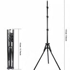 Four-arm LED Light Dimmable Lighting Phone Selfie Tripod Makeup Live Lamp 36W AU