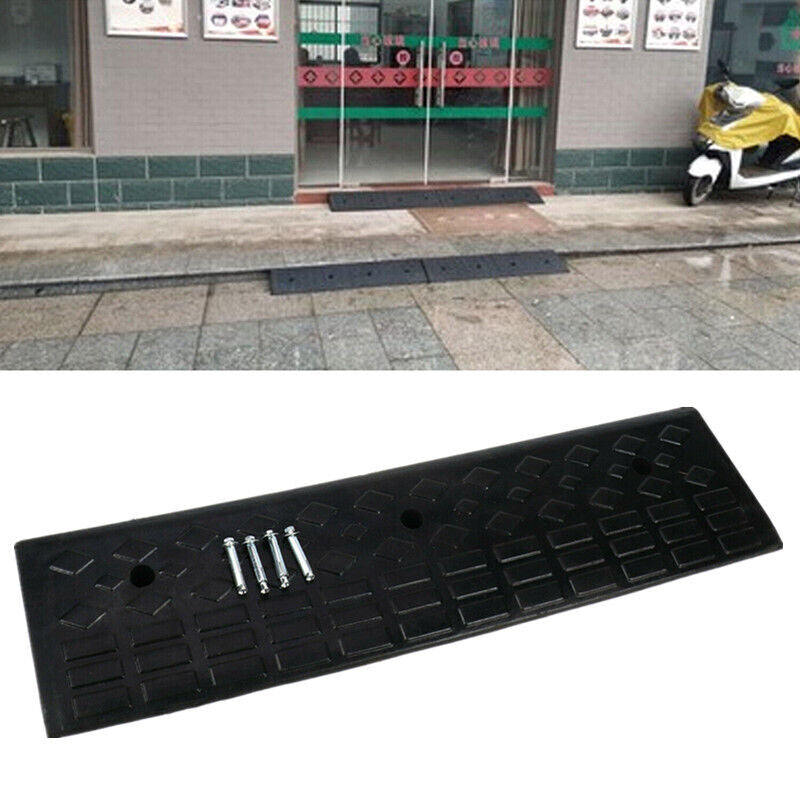 100cm Rubber Curb Ramp Threshold Kerb For Car Truck Wheelchair Driveway Access