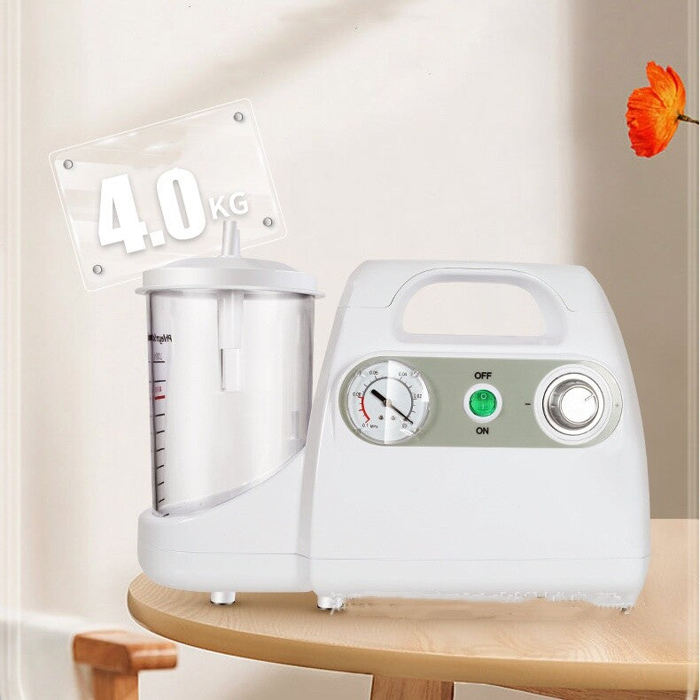 Portable Suction Emergency Machine Medical Aspirator Silent Vacuum Pumping Unit