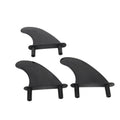 3Pcs Soft Surf Fins Top Surfboard Thruster 6 Fins Screws Surfing Accessories AU