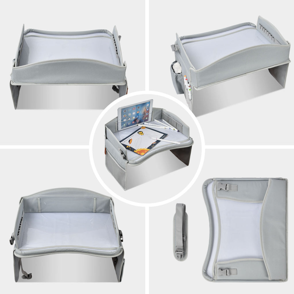Kids Travel Tray Carseat Table Tray for Kids Road Trip Kids Drawing Board Table