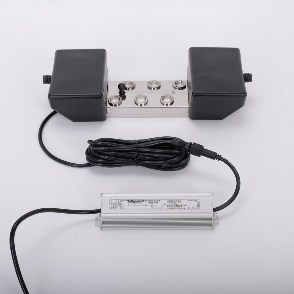 Ultrasonic Mist Maker 6 Head Pond Fogger with 250W Power Supply for Pond Garden
