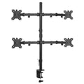 Quad Monitor Desk Mount 4 Monitor Stand Adjustable Screen Stand Can Tilt Swivel