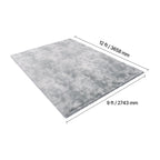 Indoor Plush Area Rug 2.74 x 3.66m Soft Carpet for Living Room Decor