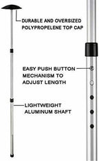Golf Club Travel Bag Support Rod Telescopic Golf Pole Protective Stick Arms AU