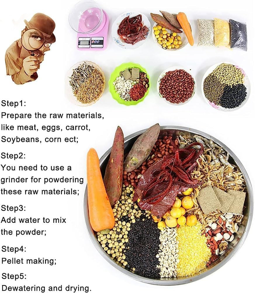 Cat Food Rabbit Bird Food Feed Pellet Making Machine Manual Pelletizer