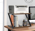2 Tier Desktop Printer Rack Shelf Office Room Metal Racks Printer Holder