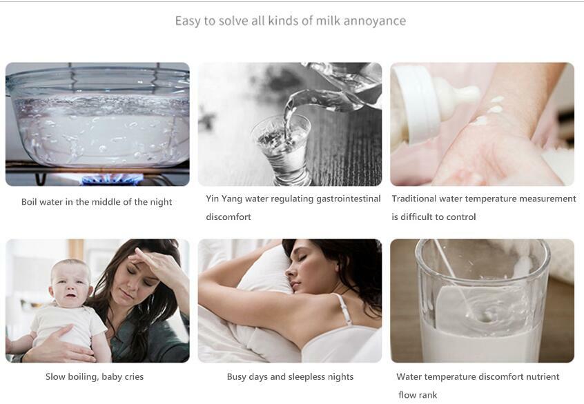 1.2L Electric Baby Milk Kettle Smart Constant Temperature Water Warmer Kettle