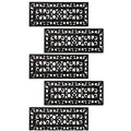 5x Rubber Stair Treads Non Slip Safety Outdoor Porch Floor Step Mats Staircase