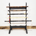 Floor Standing 6-Tier Sword Stand Bracket Samurai Sword Katana Display Holder