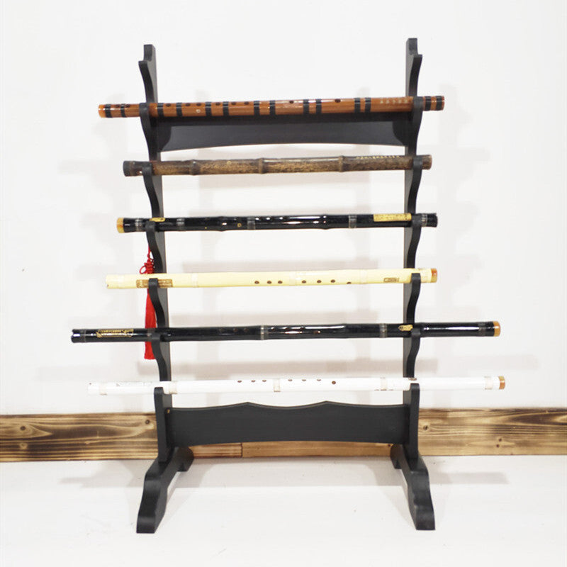 Floor Standing 6-Tier Sword Stand Bracket Samurai Sword Katana Display Holder