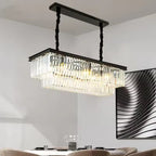 Luxury American Retro Crystal Pendant Lights Ceiling Light Deco Fixture 3 Colors